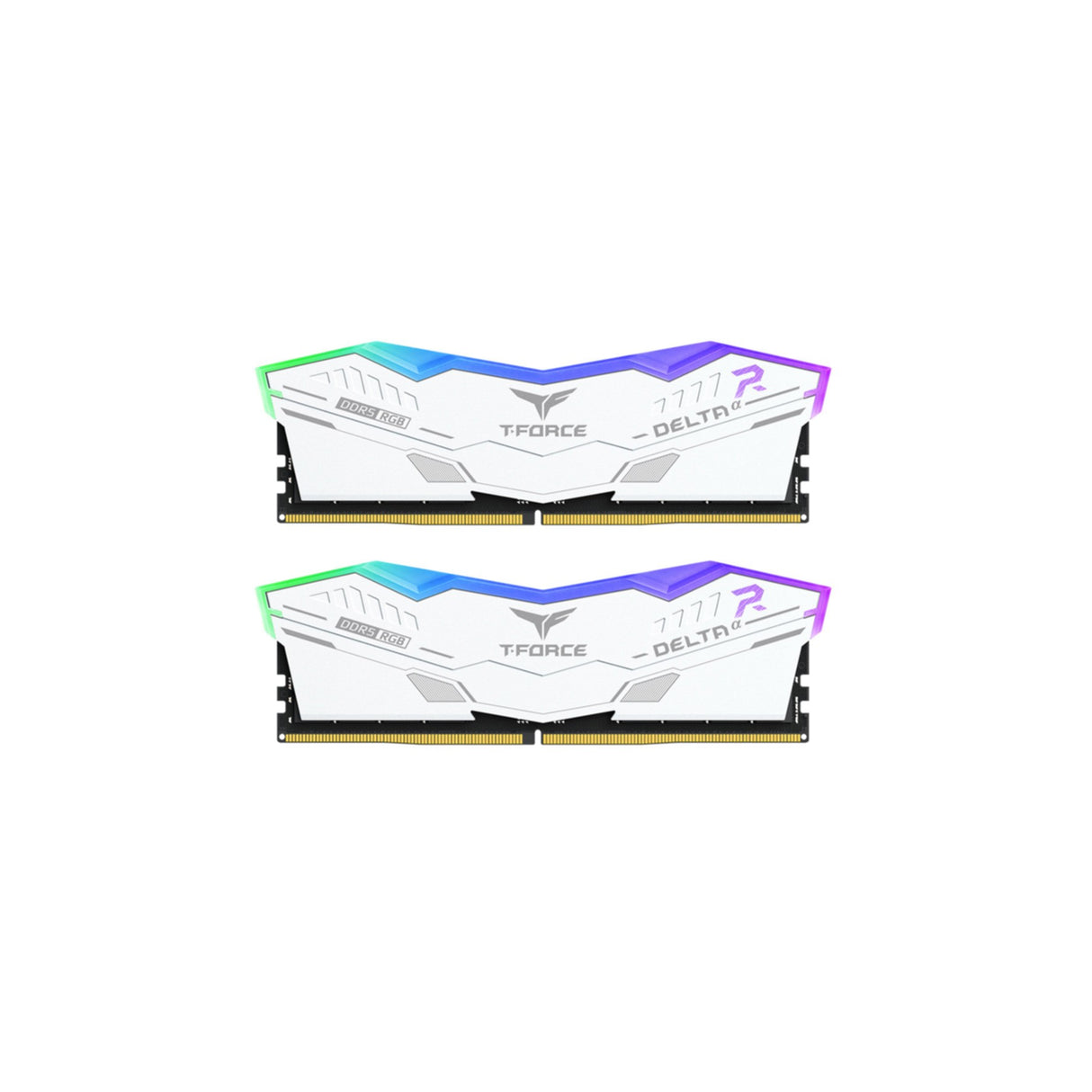 DDR5 32GB KIT 2x16GB PC 6000 Team T-Force Delta RGB CL30 FF8D532G6000HC30DC01 weiß