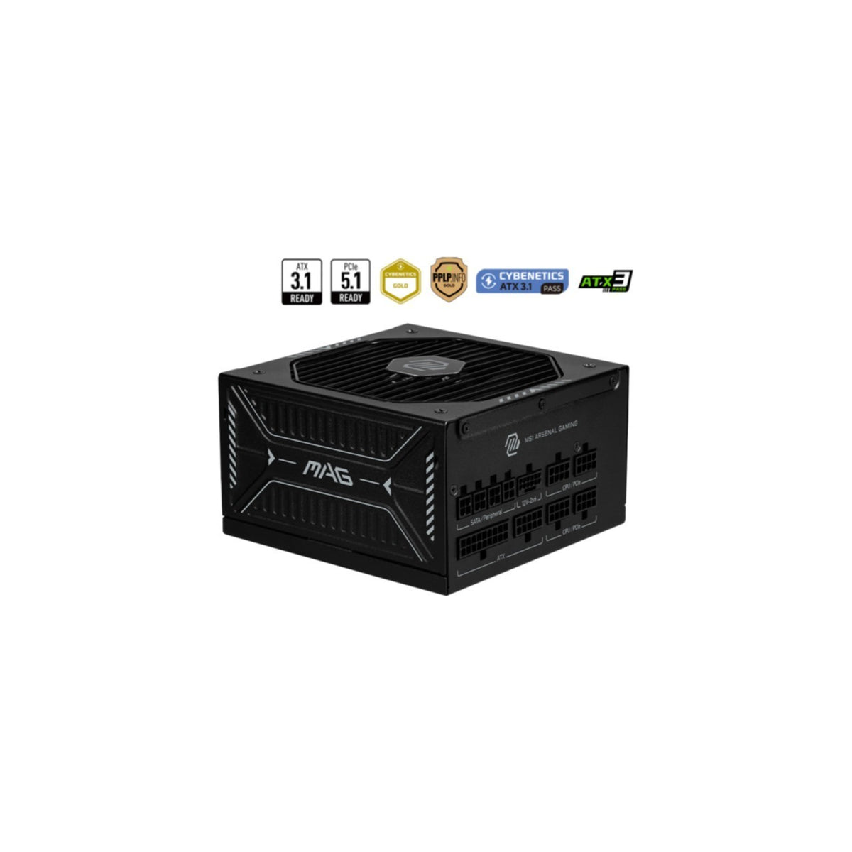 PC- Netzteil MSI MAG A850GLS PCIE 5 306-7ZPIY11-CE0 850W