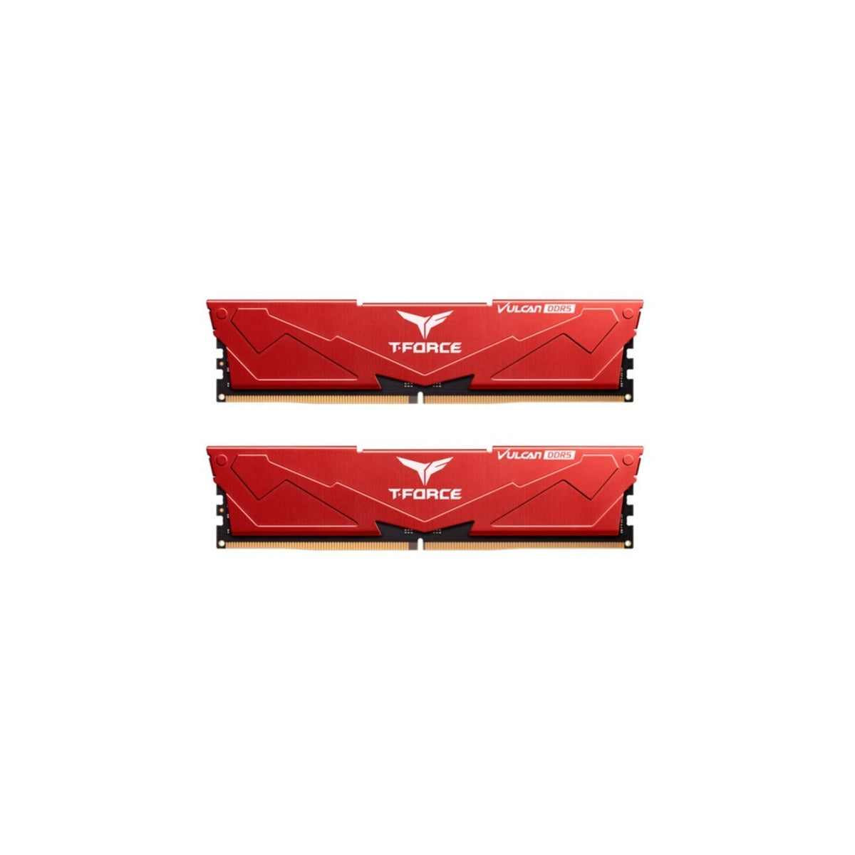 DDR5 32GB KIT 2x16GB PC 6000 Team T-Force Vulcan FLRD532G6000HC30DC01 rot
