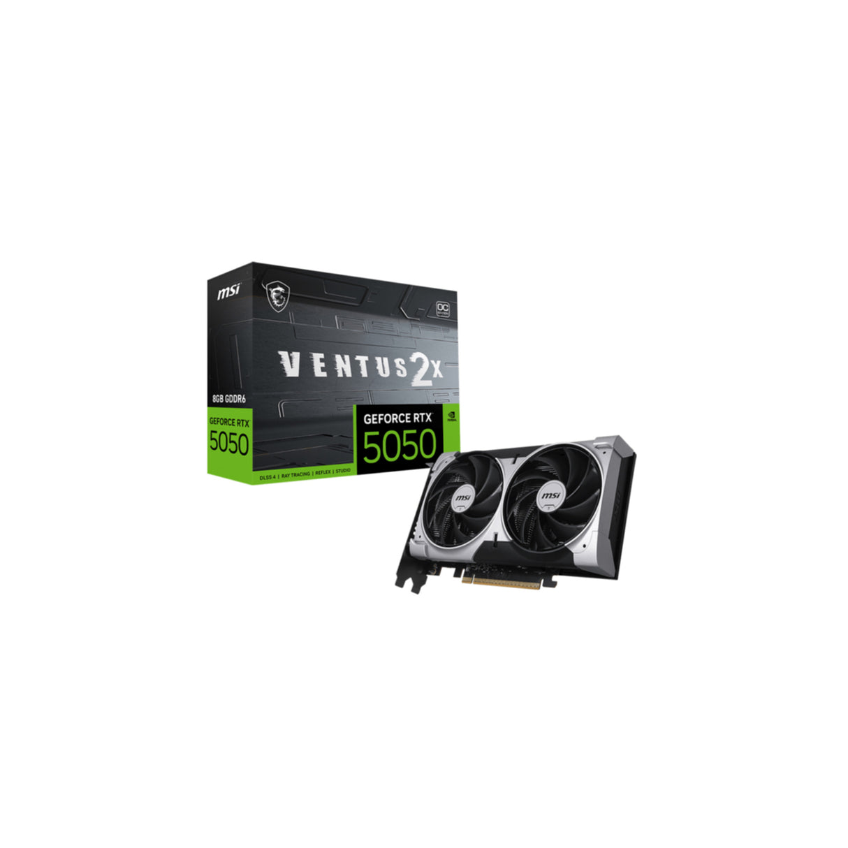 VGA MSI GeForce® RTX 5050 8GB Ventus 2X OC
