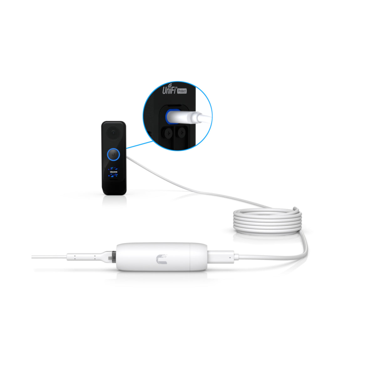 UbiQuiti UniFi UACC-ADAPTER-POE-USBC Netzwerkmedien-Streaming-Adapter (1 Jahr Garantie)