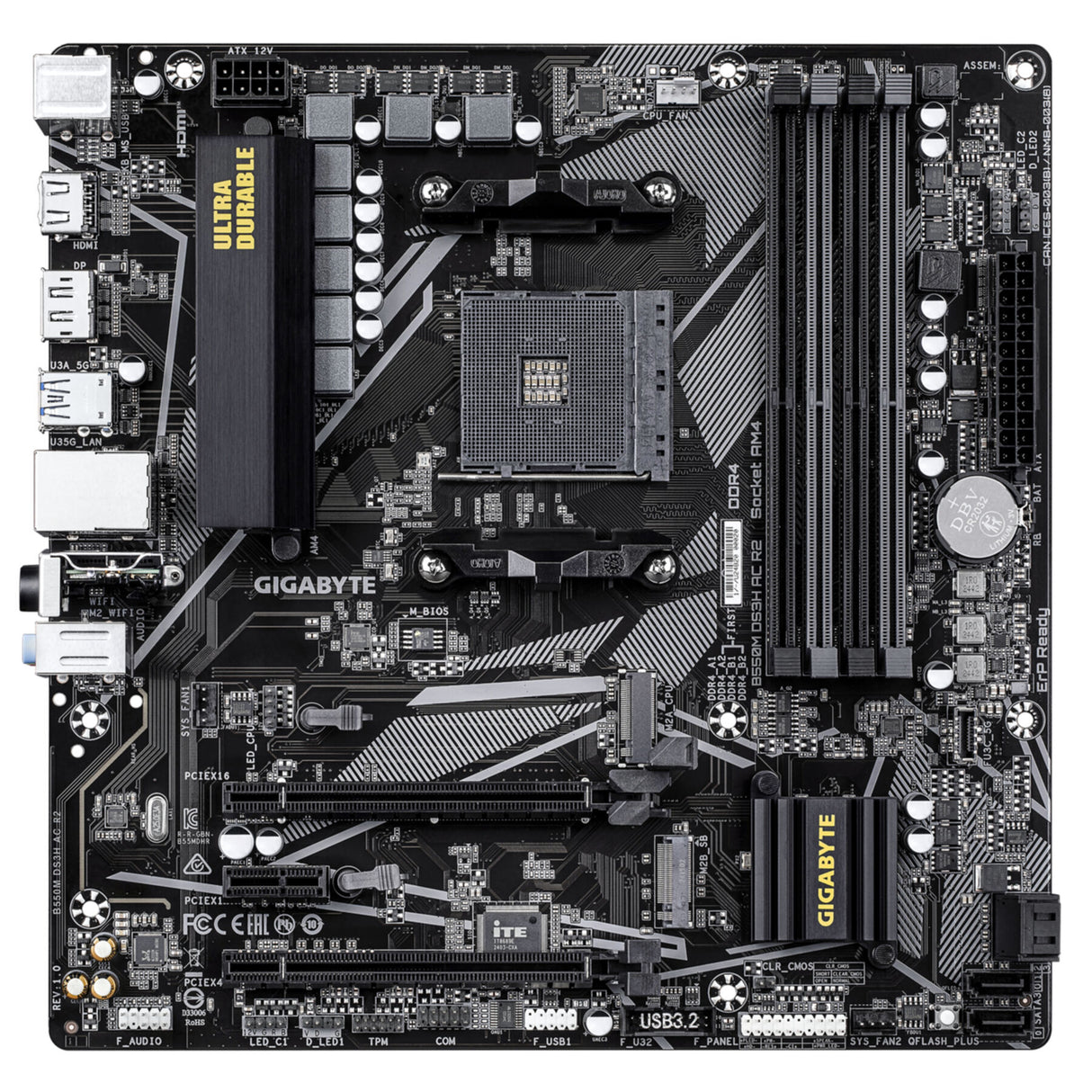 Gigabyte GA-B550M DS3H AC R2 (AM4) (D)