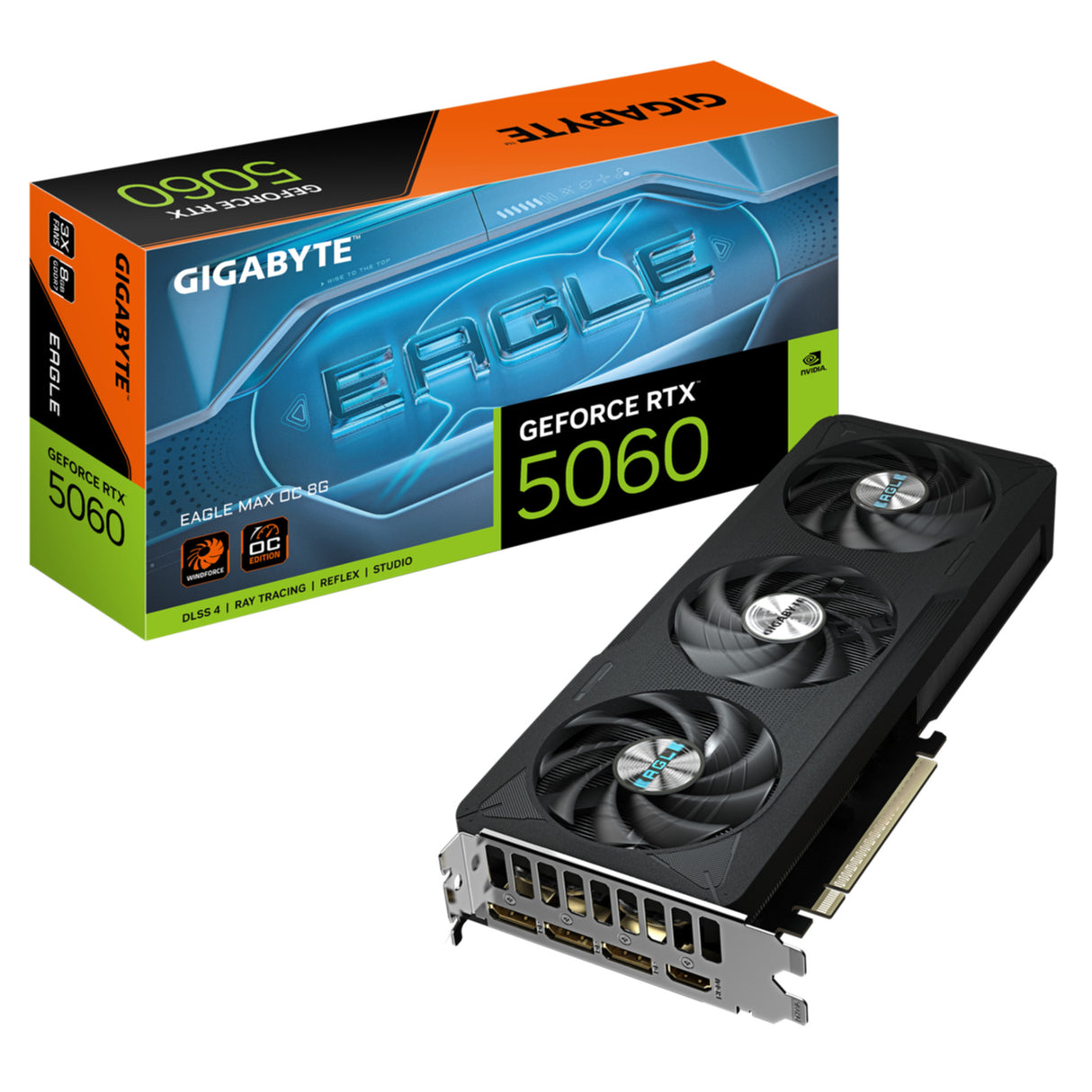 VGA Gigabyte GeForce® RTX 5060 8GB Eagle Max OC
