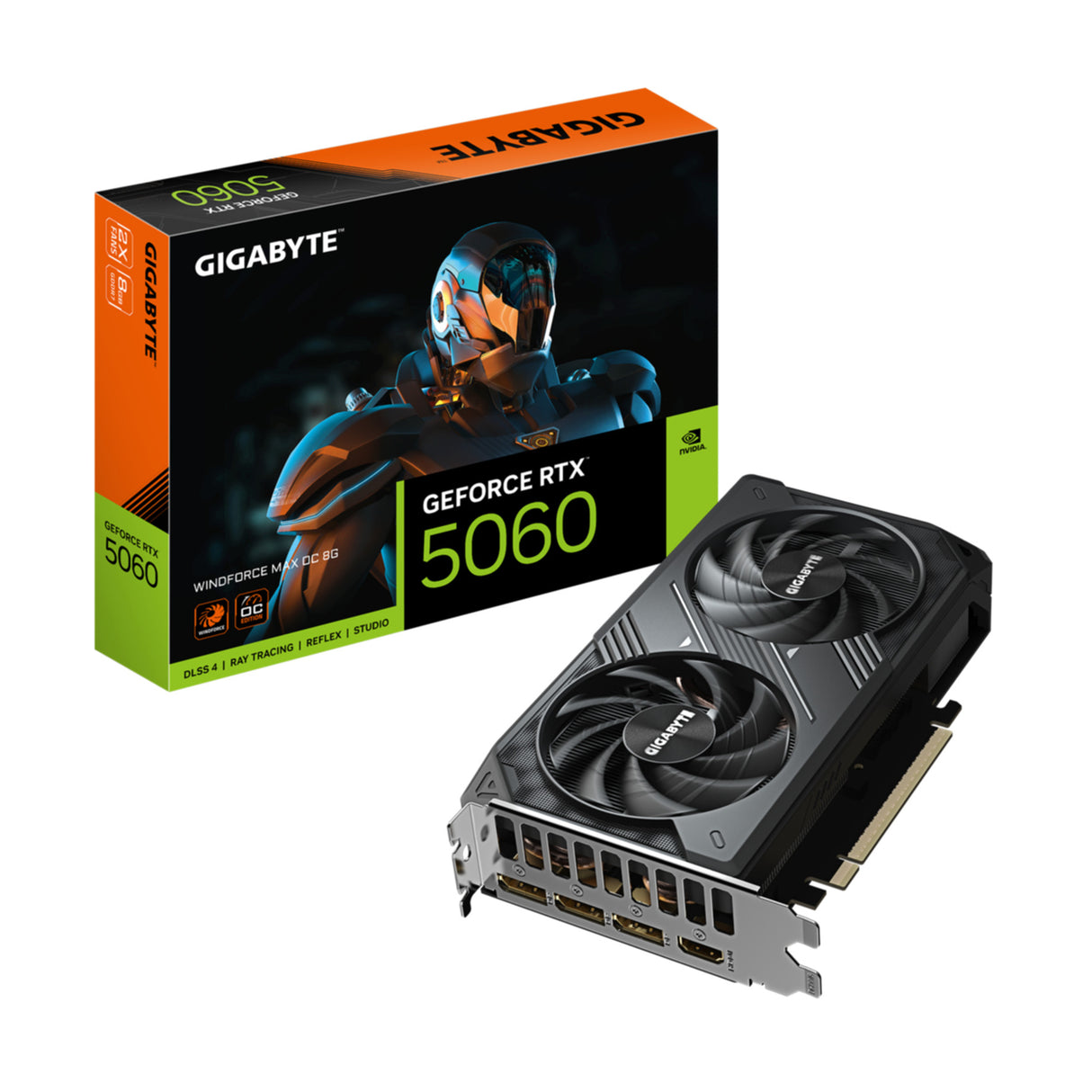 VGA Gigabyte GeForce® RTX 5060 8GB Windforce Max OC