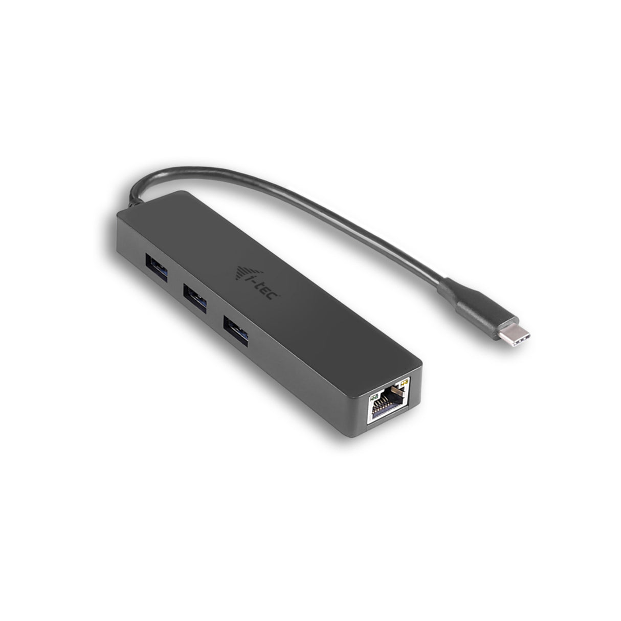 i-tec USB-C Slim HUB 3-Port mit Gigabit Ethernet Adapter