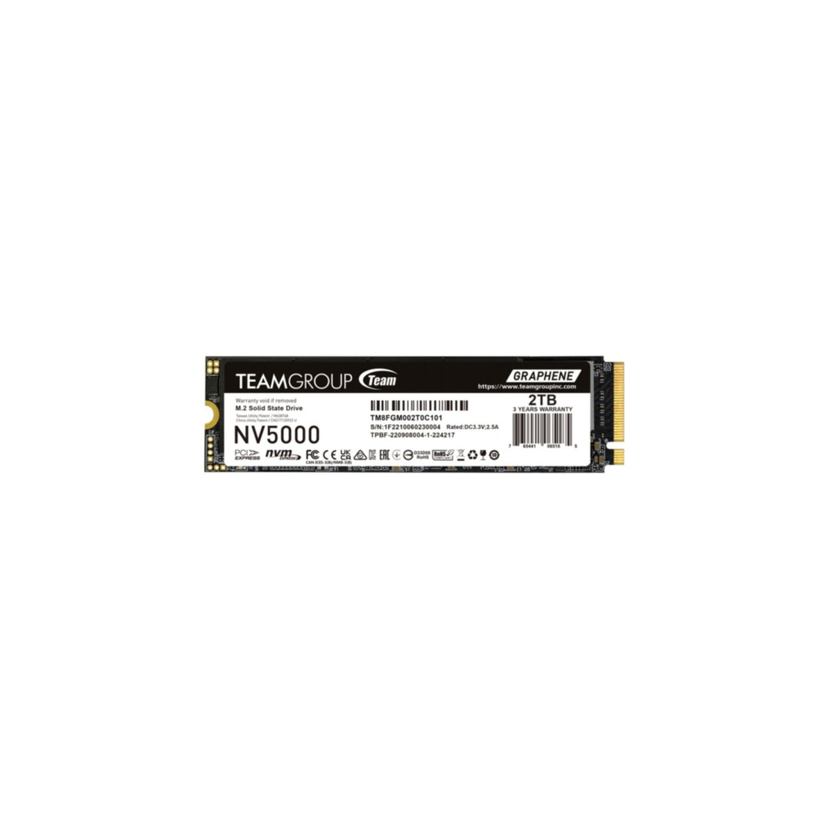 SSD Teamgroup 2TB NV5000 TM8FGM002T0C101 PCIe M.2 PCIe 4.0 x4
