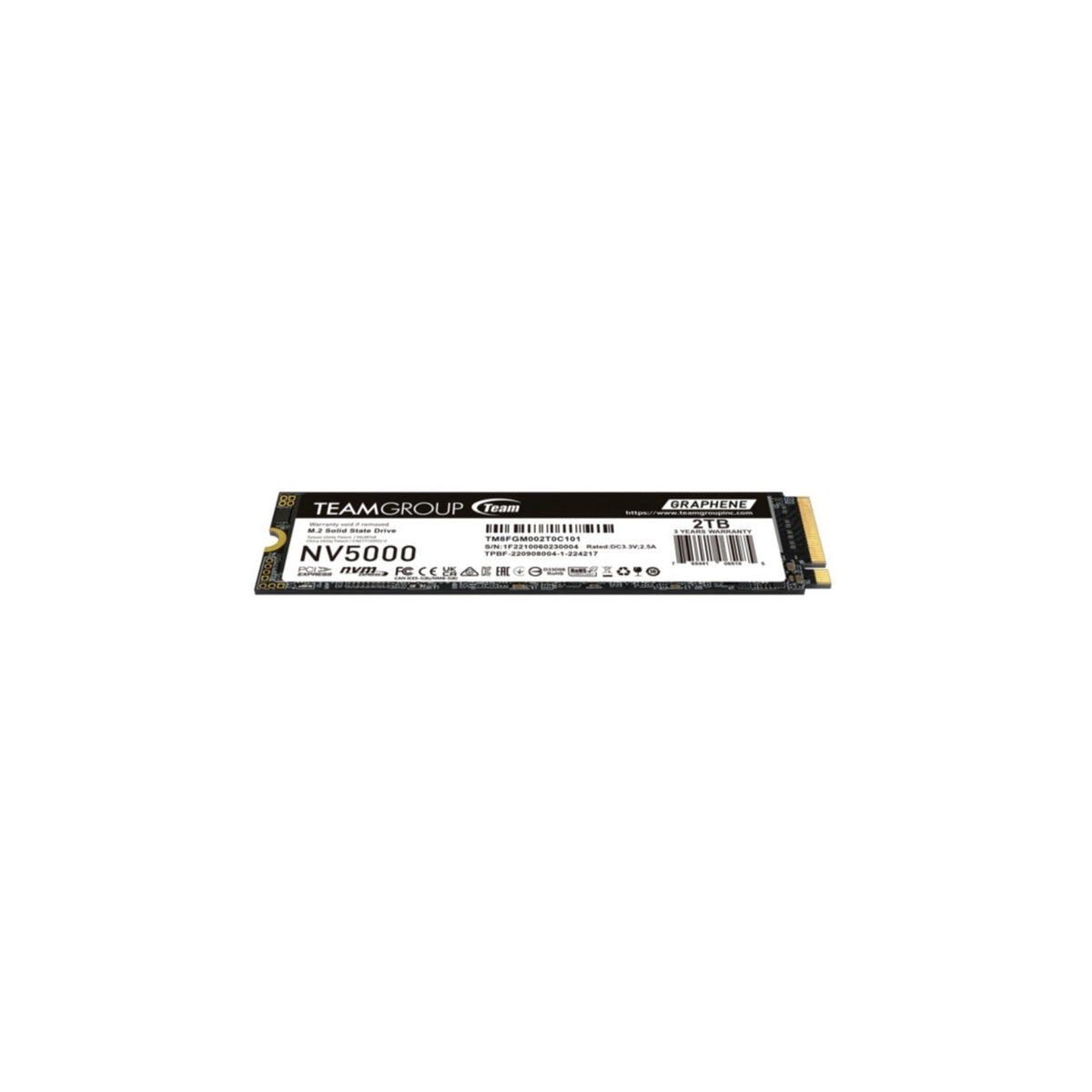 SSD Teamgroup 2TB NV5000 TM8FGM002T0C101 PCIe M.2 PCIe 4.0 x4, Bild 2