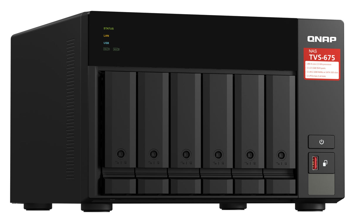 NAS Server QNAP TVS-675-8G 6-Bay