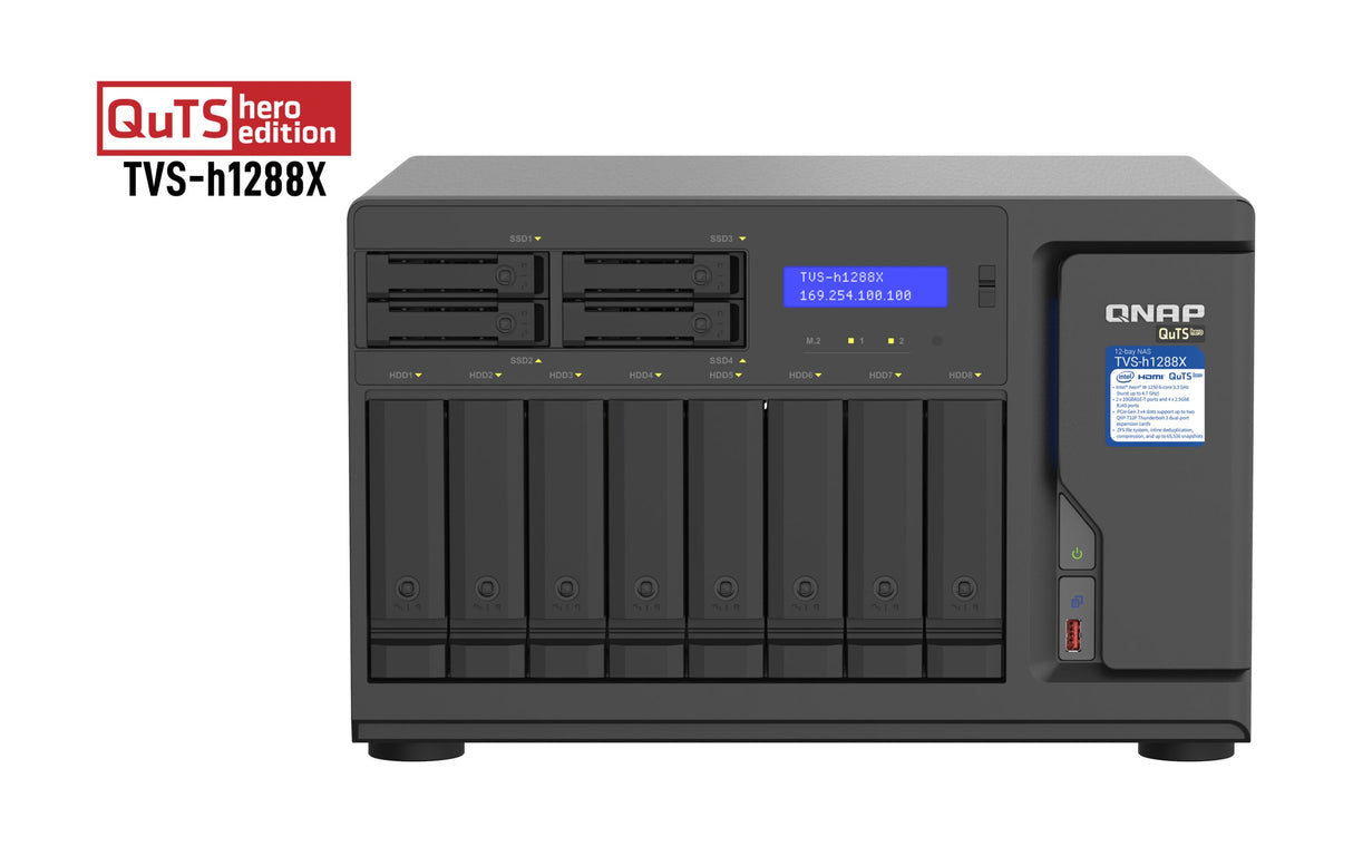 NAS Server QNAP TVS-h1288X-W1250-16G 12-Bay