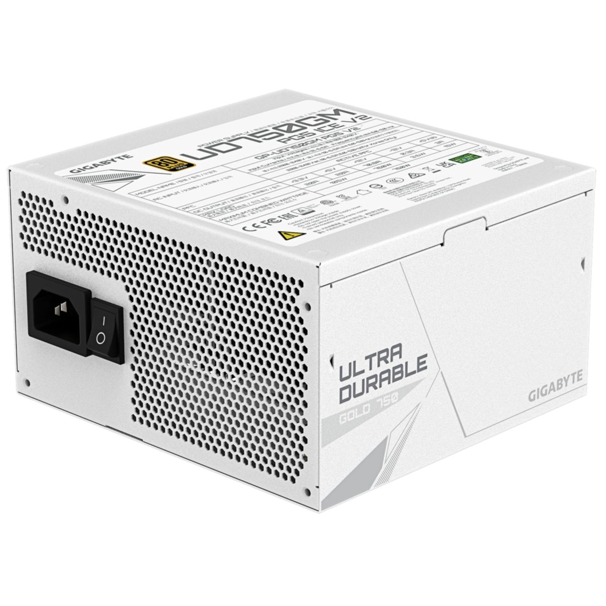 PC- Netzteil Gigabyte GP-UD750GM PG5 ICE 750W Gold White, Bild 4