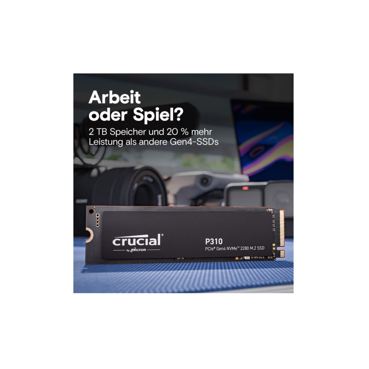 SSD Crucial 4TB P310 CT4000P310SSD8 PCIe M.2 NVME PCIe 4.0 x4