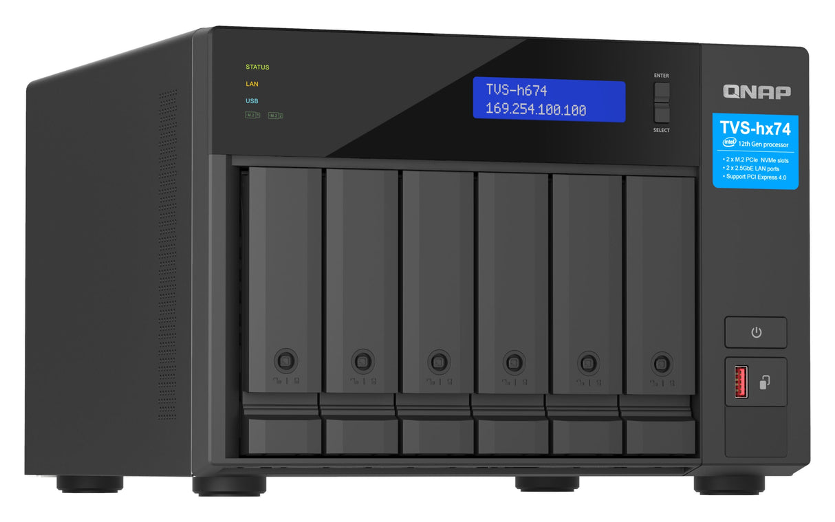 NAS Server QNAP TVS-H674T-I5-32G 6-Bay