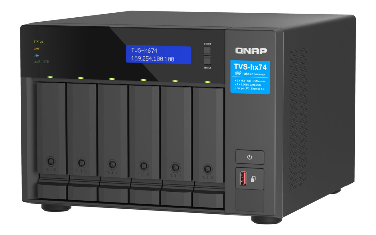 NAS Server QNAP TVS-H674T-I5-32G 6-Bay