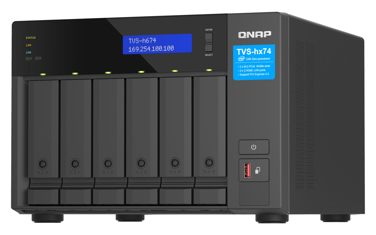 NAS Server QNAP TVS-H674T-I5-32G 6-Bay