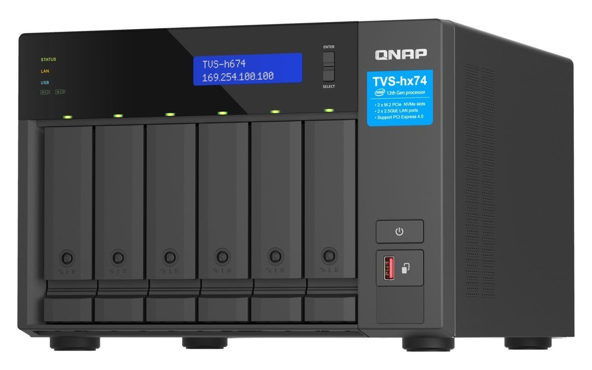 NAS Server QNAP TVS-H674T-I5-32G 6-Bay, Bild 6