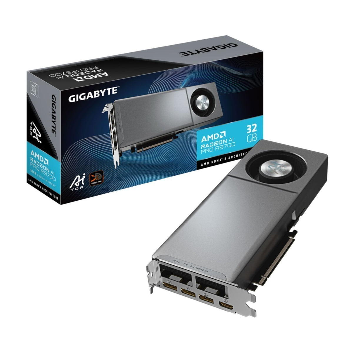 VGA Gigabyte Radeon AI PRO R9700 32GB AI TOP
