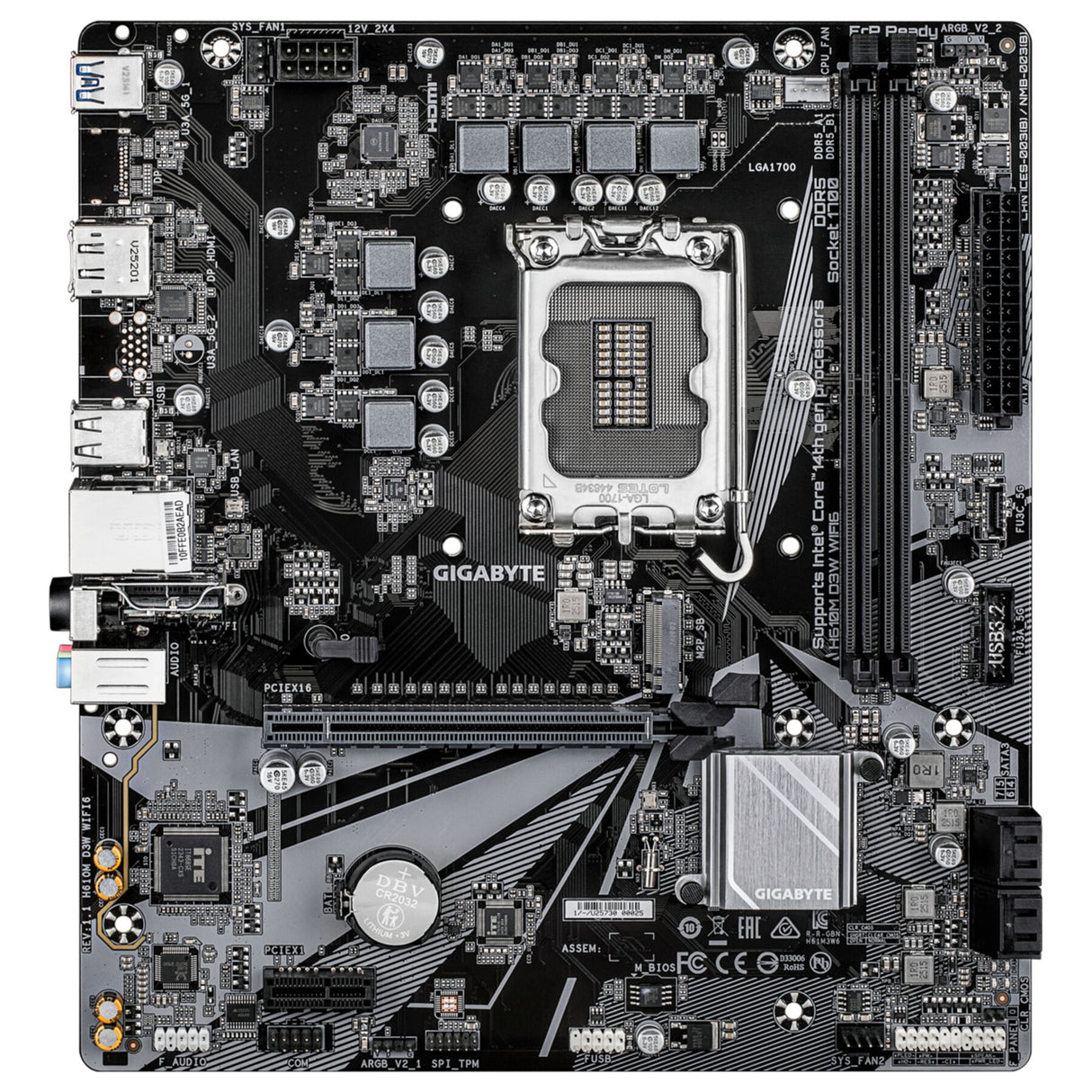 Gigabyte GA-H610M D3W WF6 (1700) (D)