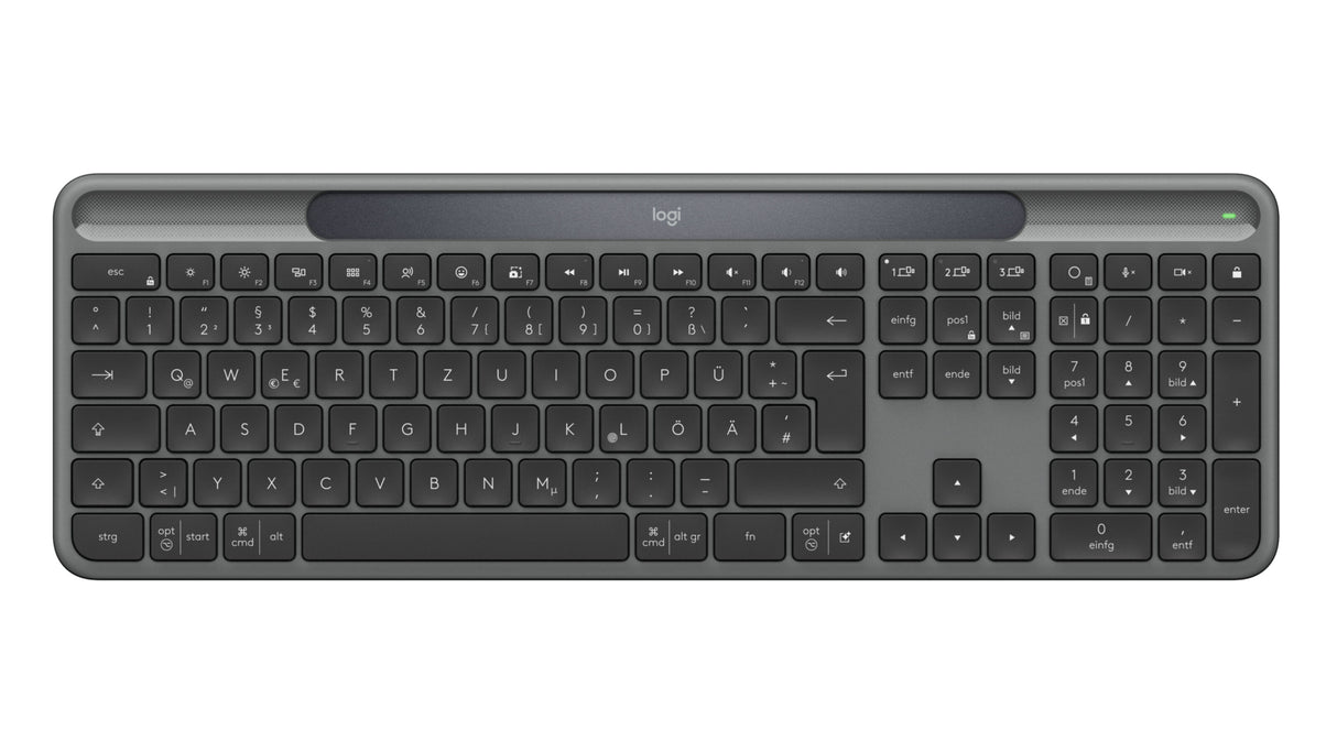 Keyboard Logitech K980 Signature Slim Solar+ Wireless Graphite (DE) (920-013757)