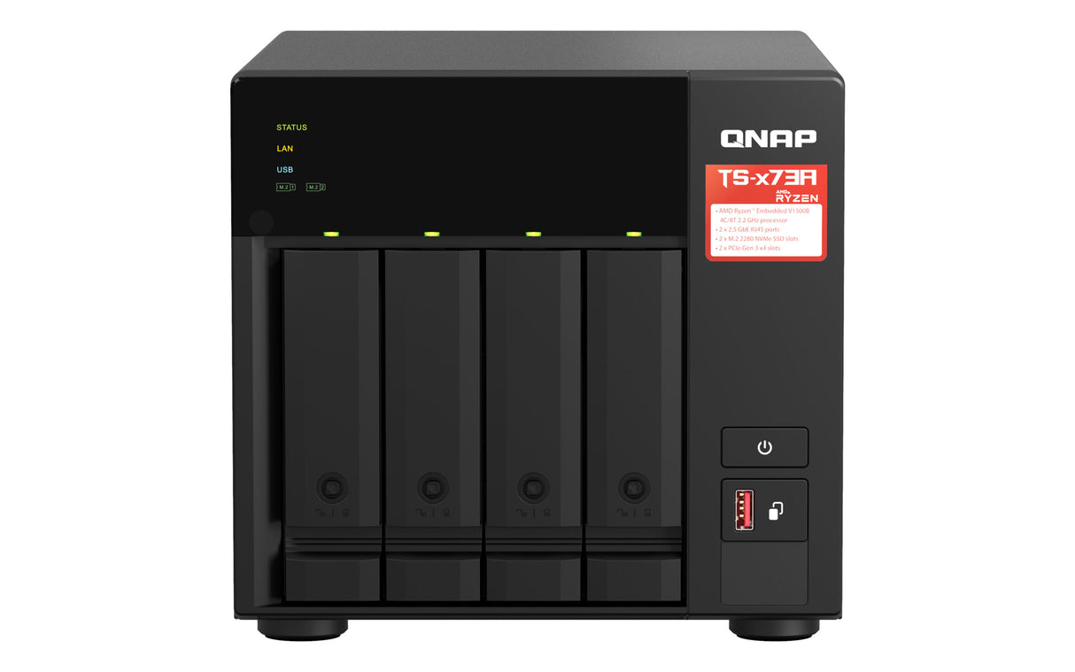 NAS Server QNAP TS-473A-SW5T 4-Bays