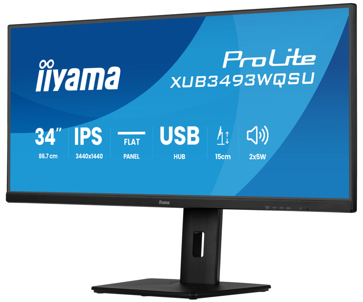 TFT Iiyama ProLite XUB3493WQSU-B6 86.4 cm (34") 2xHDMI,DisplayPort,SP