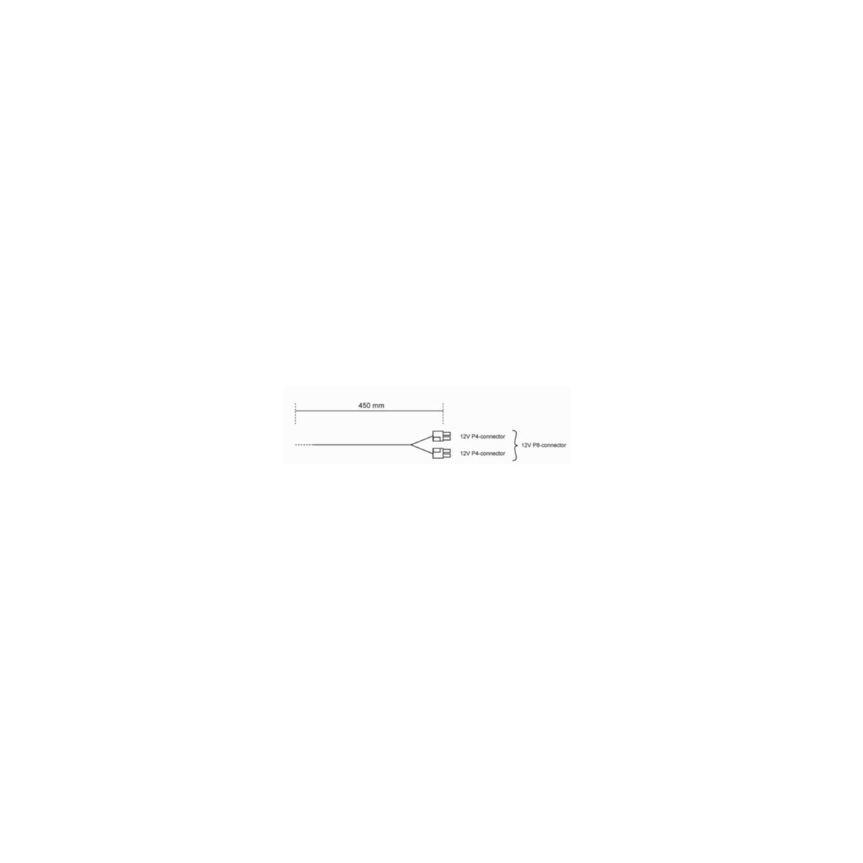 Kabel Be Quiet! 12V Kabel 8 Polig (4+4)