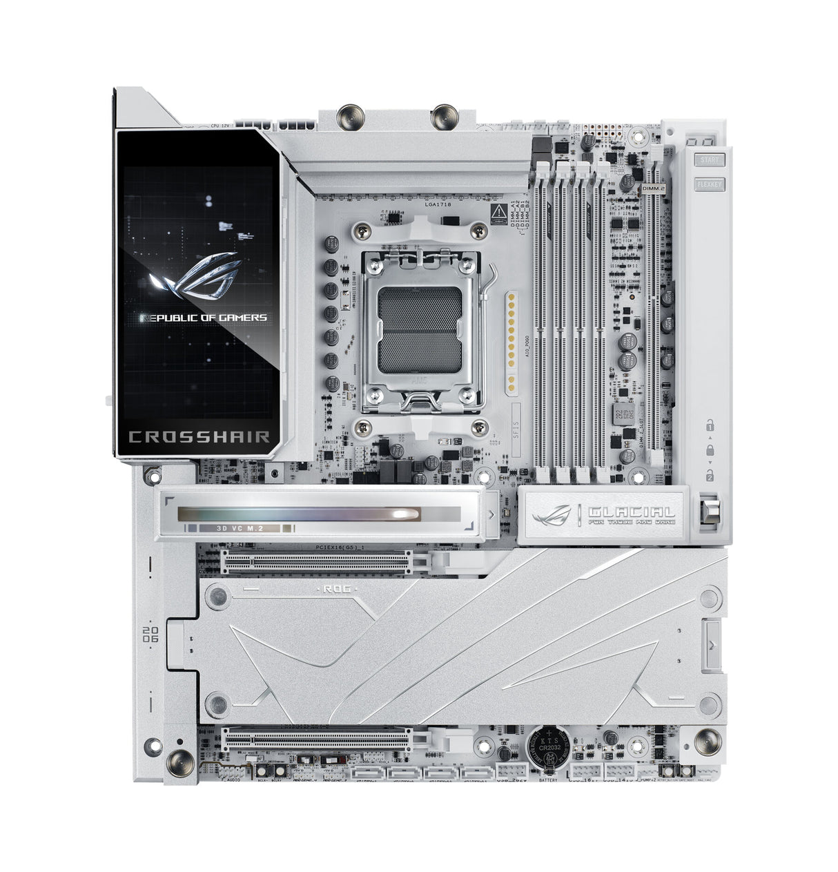 ASUS ROG CROSSHAIR X870E GLACIAL (AM5) (D)