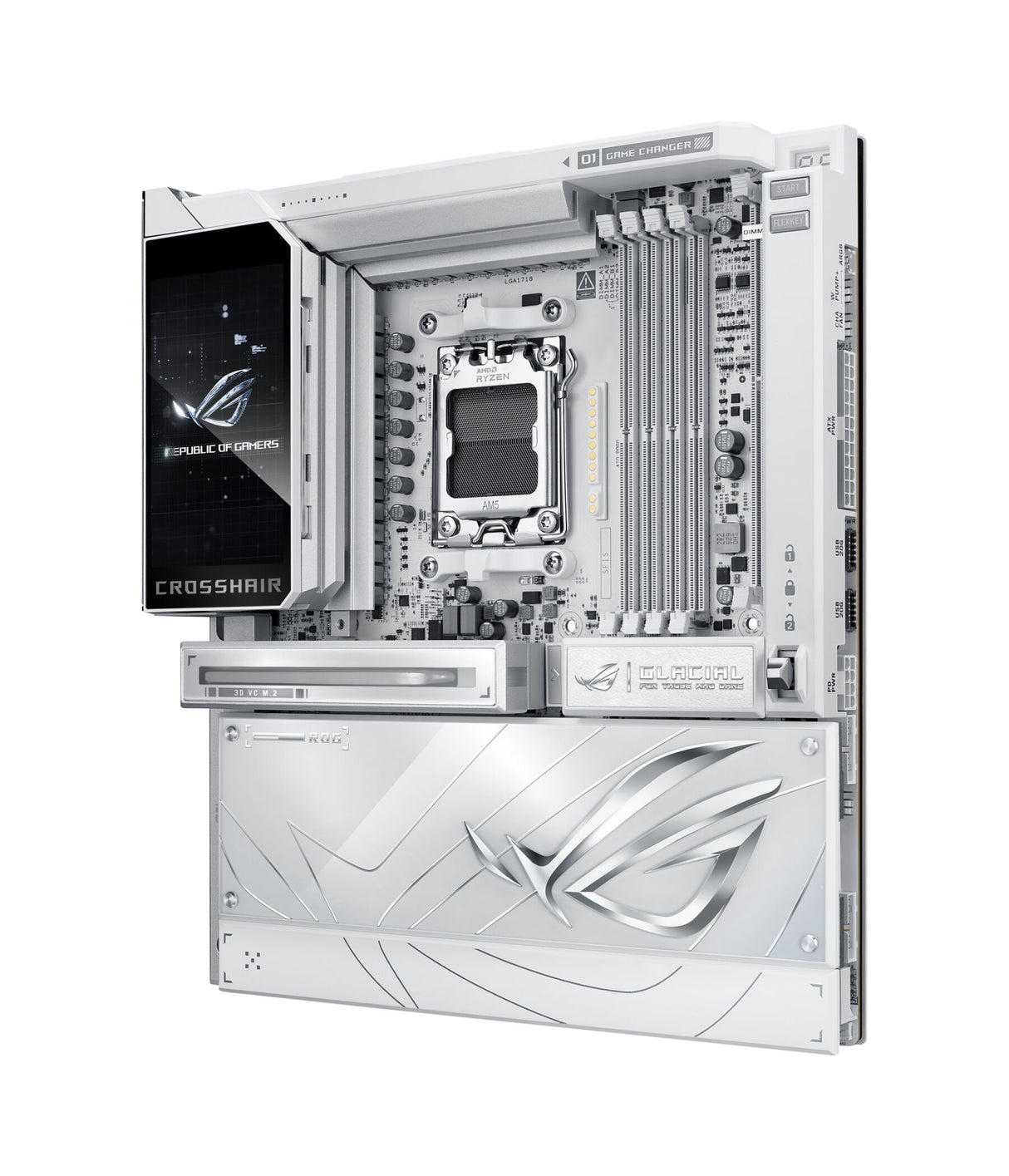 ASUS ROG CROSSHAIR X870E GLACIAL (AM5) (D)