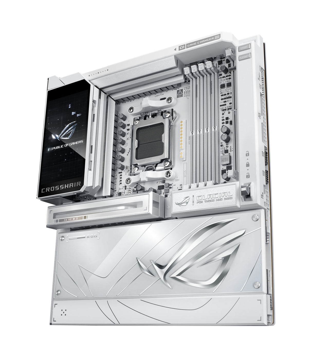 ASUS ROG CROSSHAIR X870E GLACIAL (AM5) (D)
