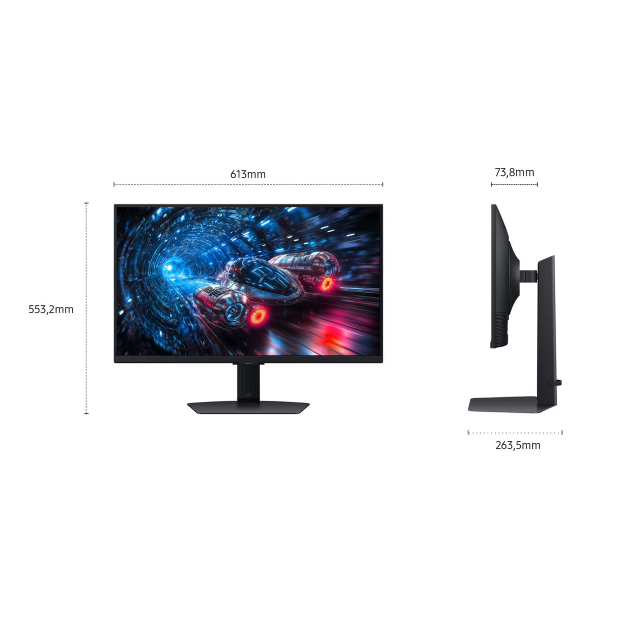 TFT Samsung Odyssey G70F S27FG702EUX 68,60cm (27")LED,2xHDMI,DisplayPort,2x USB-A