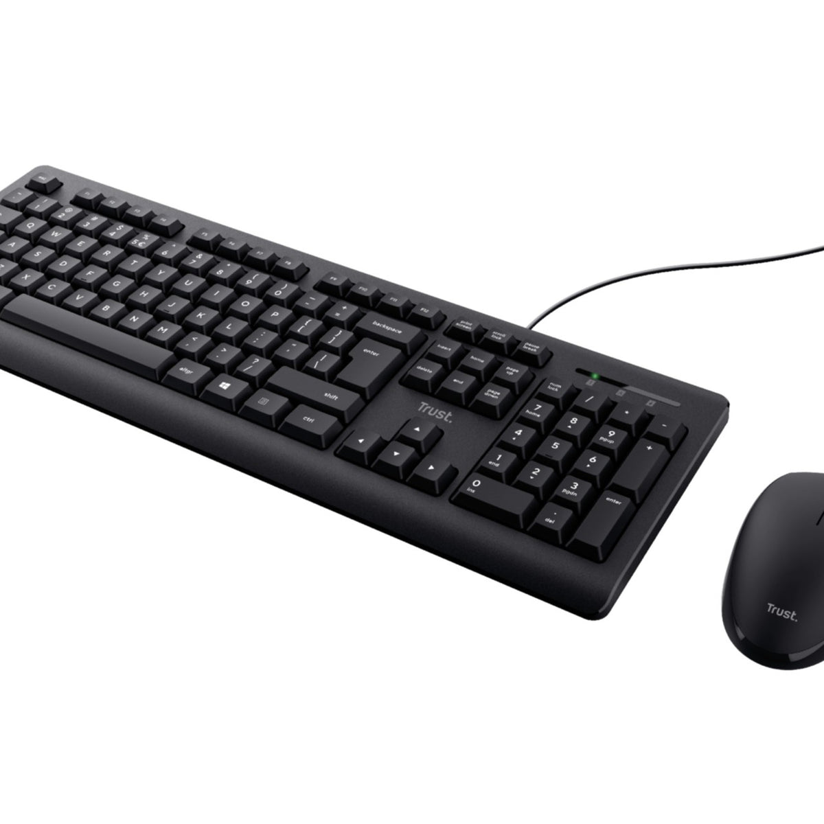 Keyboard & Mouse Trust TKM-250 wired black (DE) (23978), Bild 3