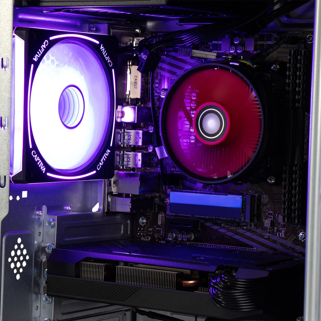 Captiva PC Advanced Gaming R92-737 (Ryzen 5 5500/RTX5060 Ti 8GB GDDR7/SSD 1TB/16GB/WLAN/Windows 11 Home 64-bit) ComputerKönig