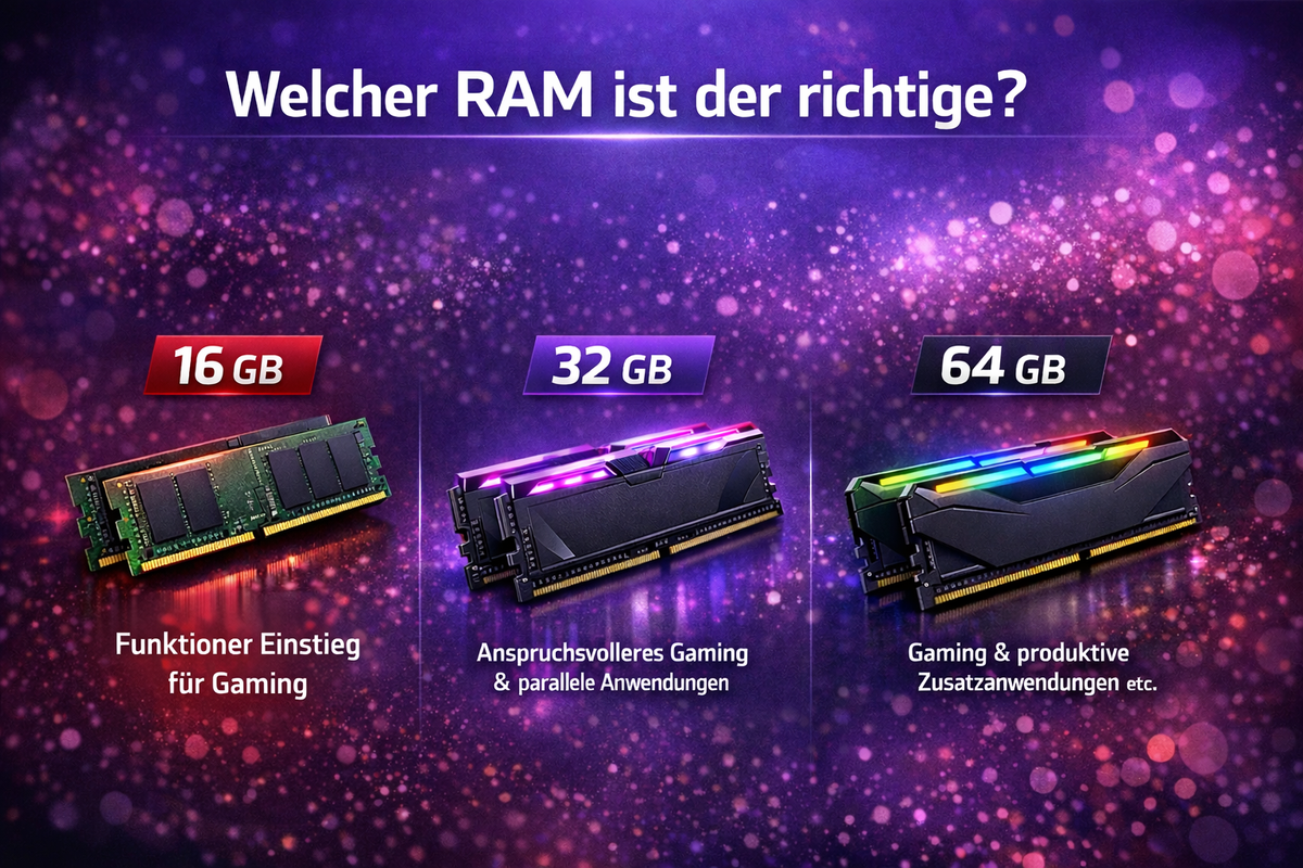 Welcher RAM ist der richtige für meinen Gaming-PC?