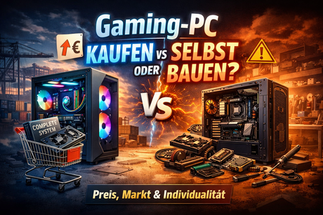 Gaming-PC kaufen oder selbst bauen – was lohnt sich aktuell wirklich?