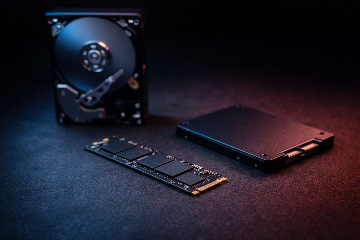 SSD oder HDD? Die häufigsten Fragen zu Festplatten, NVMe und M.2
