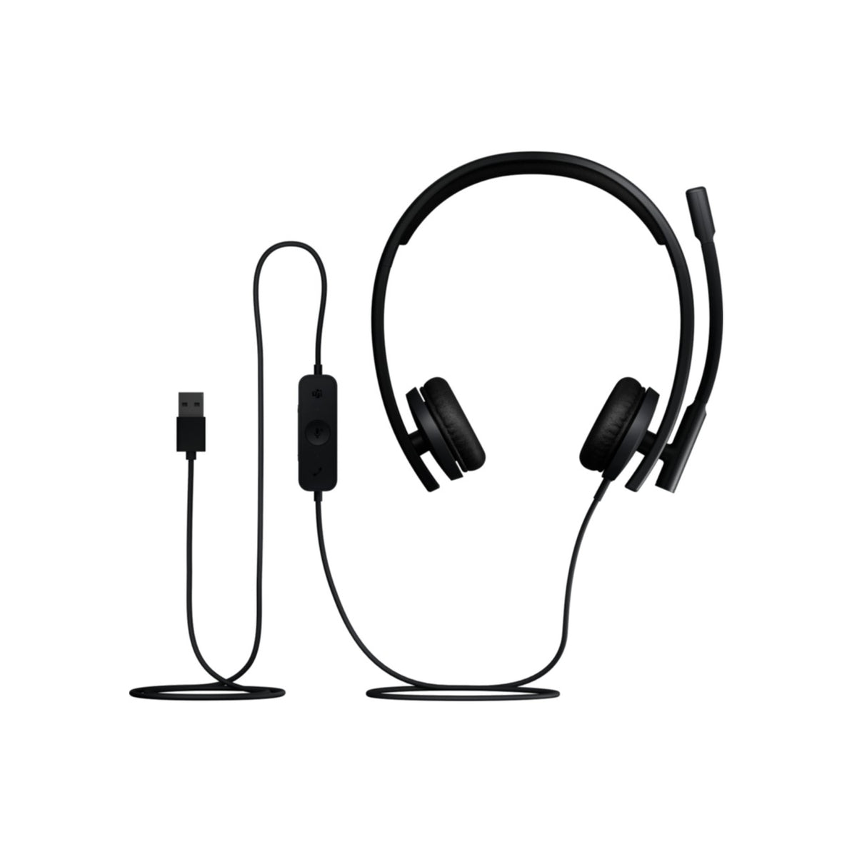 Headset Logitech H570e wired black USB-A (981-001430), Bild 5