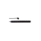 LogiLink Steckdosenleiste 8-fach (CEE7/7) PDU Steckdosenleiste Rack PDU8C02