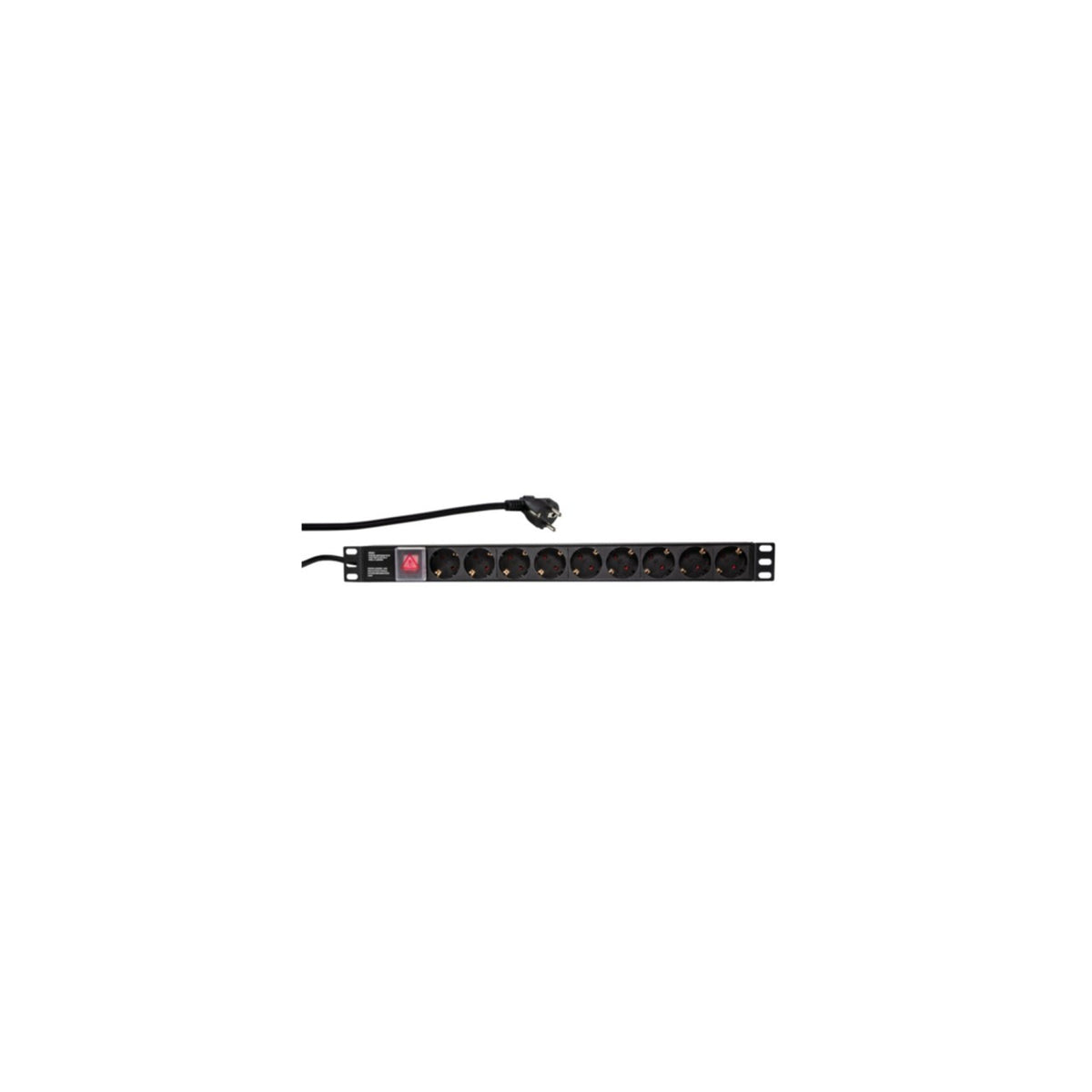 LogiLink Steckdosenleiste 9-fach (CEE7/7) PDU Steckdosenleiste Rack PDU9C02