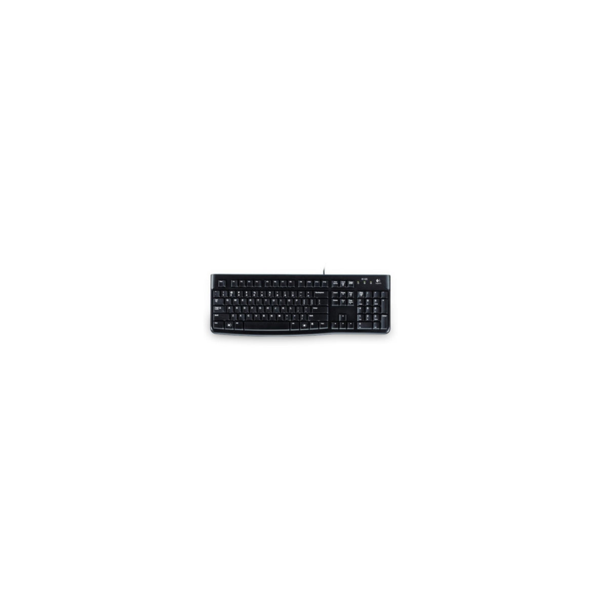 Keyboard Logitech OEM K120 wired black (DE) (920-002516)