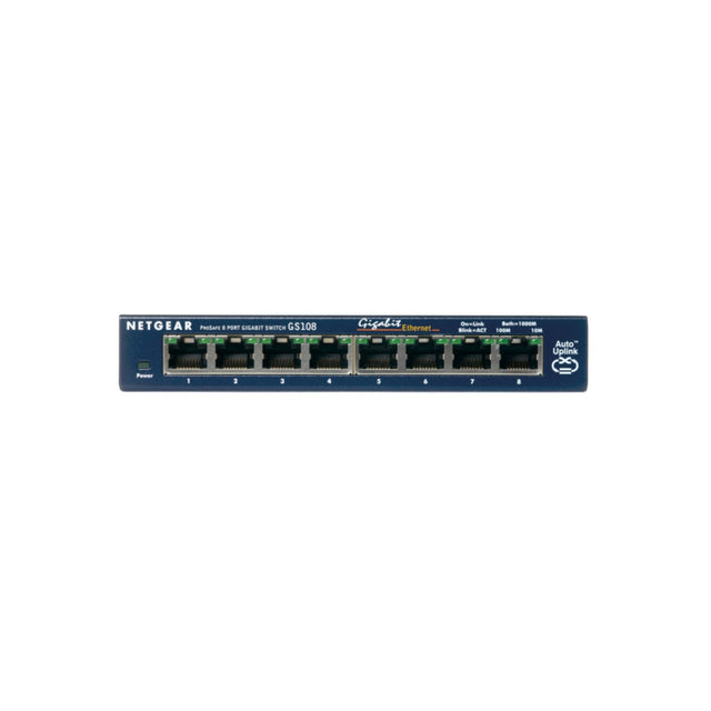 NETGEAR Switch Pro Safe 8-port 10/100/1000 GS108GE