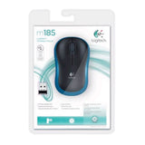 Mouse Logitech M185 Wireless blue (910-002239)