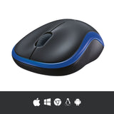 Mouse Logitech M185 Wireless blue, Bild 5