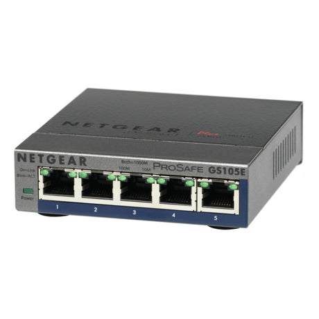 NETGEAR Switch Pro Safe 5-port 10/100/1000 GS105E-200PES, Bild 2