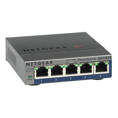 NETGEAR Switch Pro Safe 5-port 10/100/1000 GS105E-200PES, Bild 3