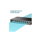 TP-Link Switcher Desktop 8-port 10/100M/1000M TL-SG108E