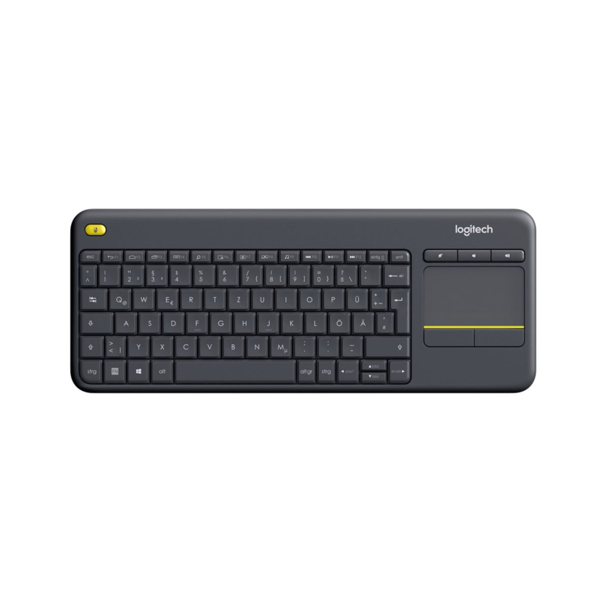 Keyboard Logitech K400 Plus Wireless Touch black (DE) (920-007127) [35642_2_fix_1280x1280..jpg]