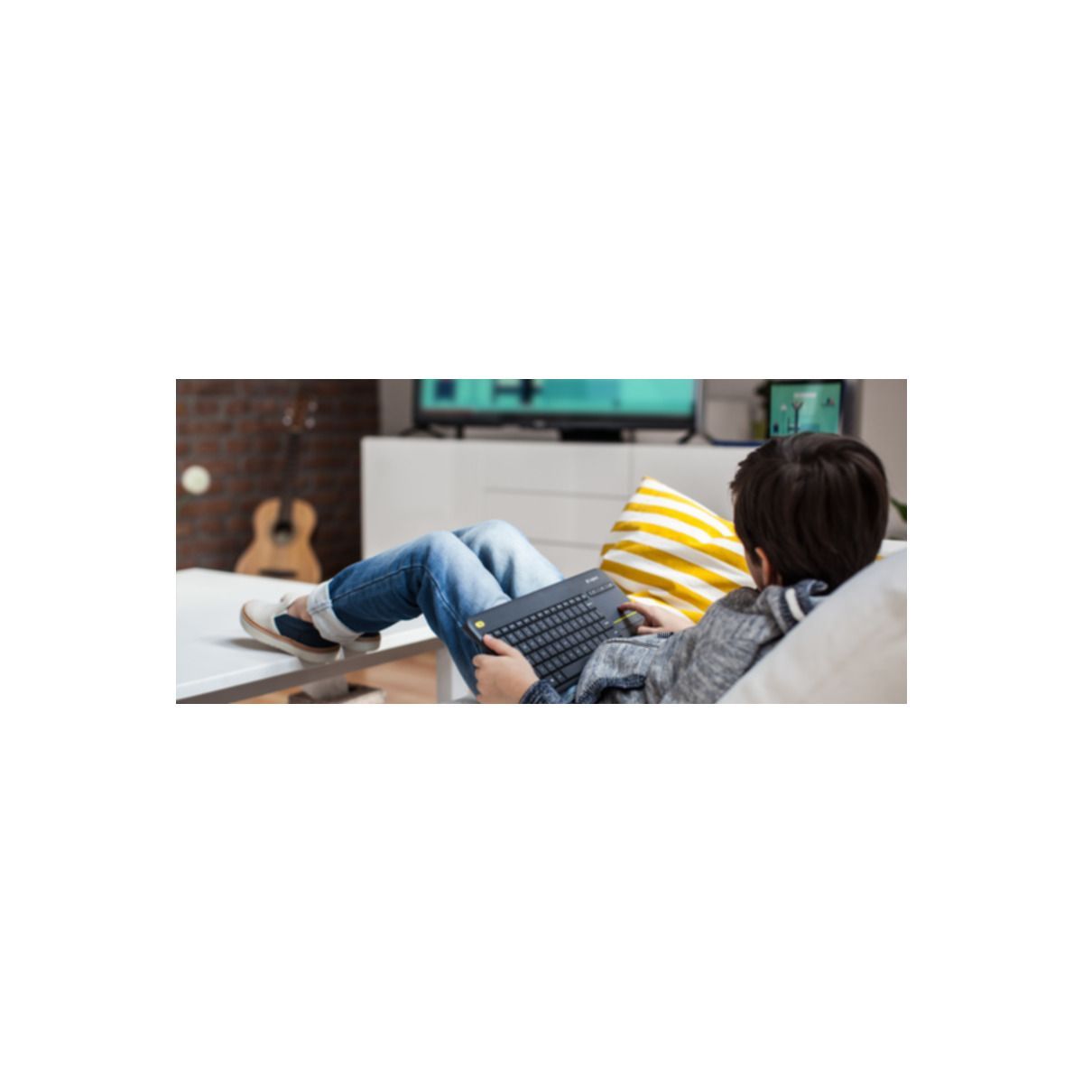 Keyboard Logitech K400 Plus Wireless Touch black (DE) (920-007127)