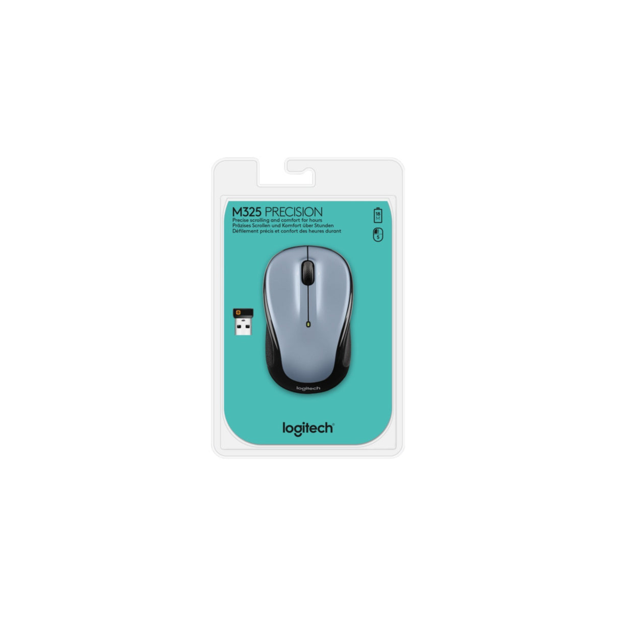 Mouse Logitech M325 Wireless silver (910-002334)