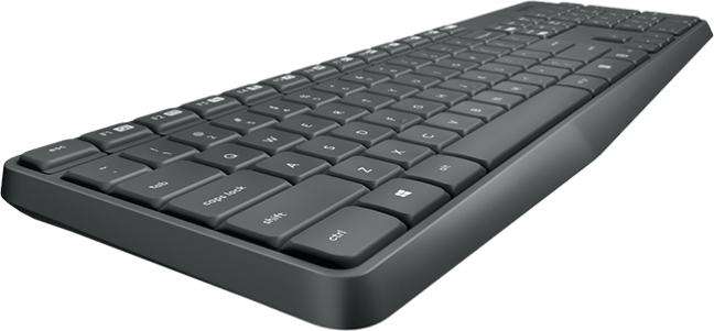 Keyboard & Mouse Logitech Wireless Combo MK235 black (DE) (920-007905)