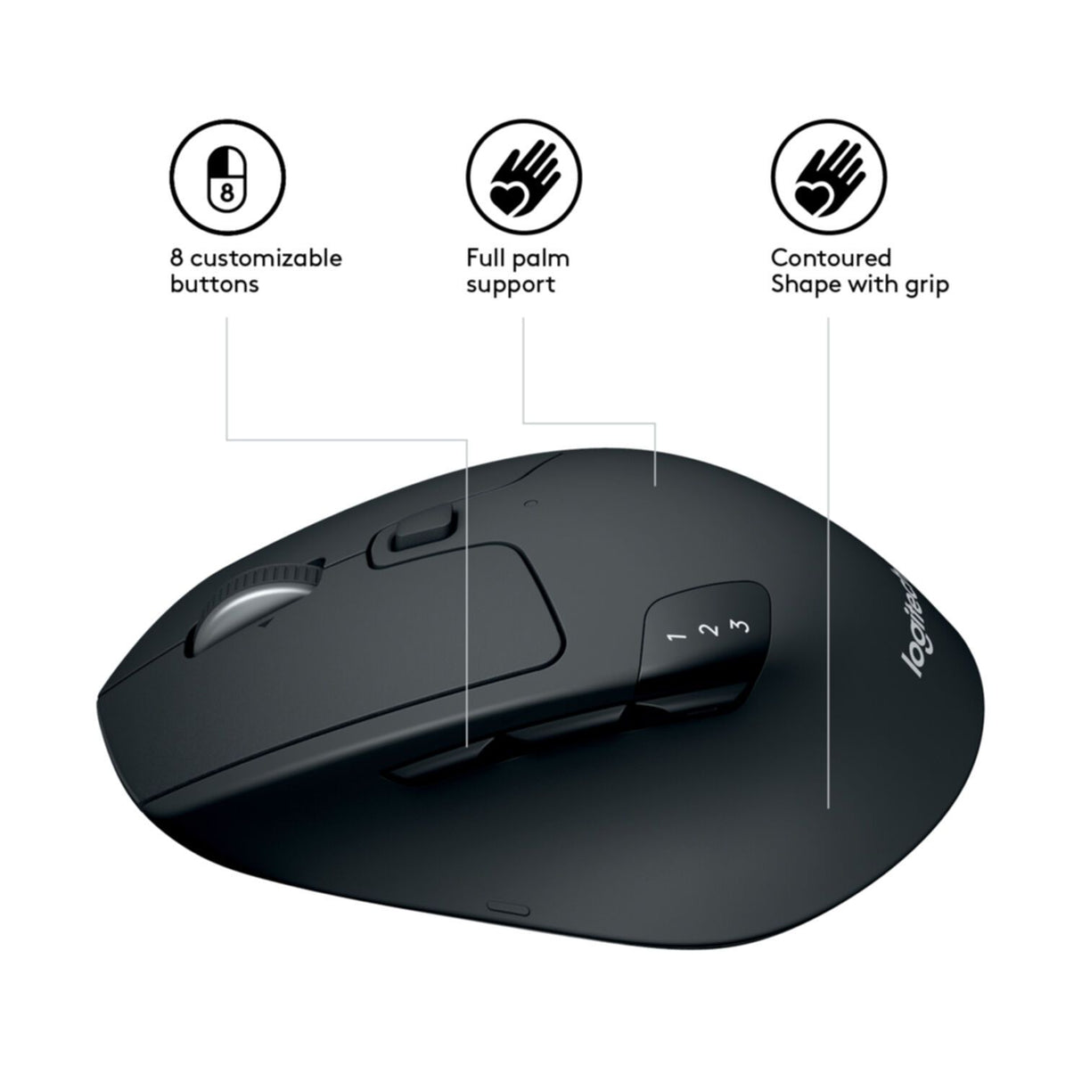 Mouse Logitech M720 Triathlon schwarz (910-004791)