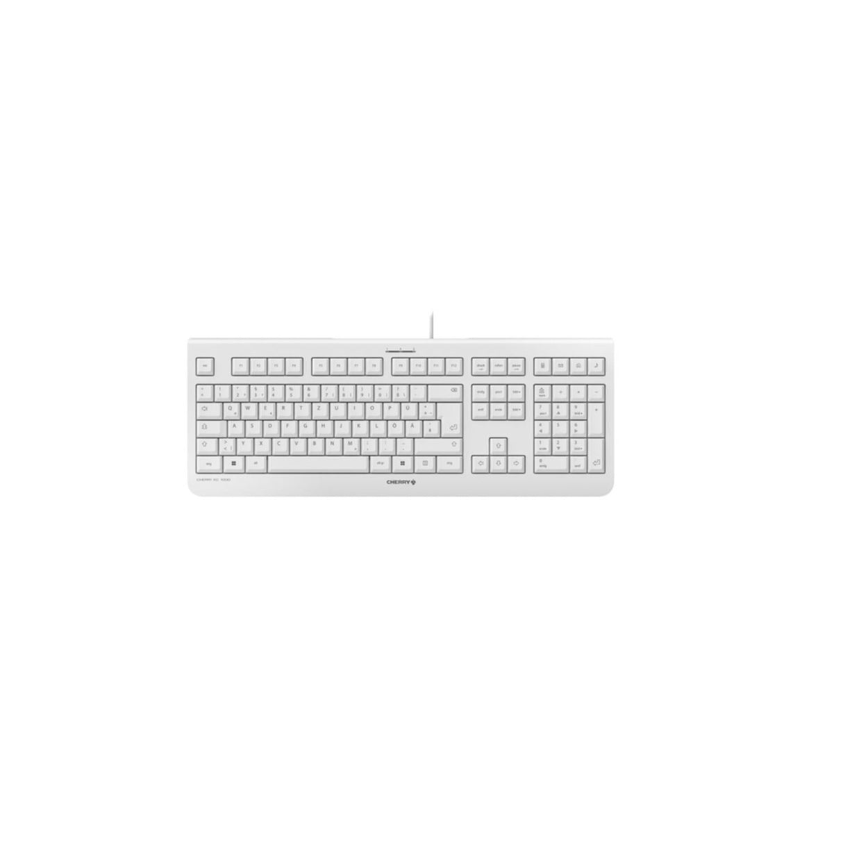 Keyboard Cherry KC 1000 Wired white (DE) (JK-0800DE-0)